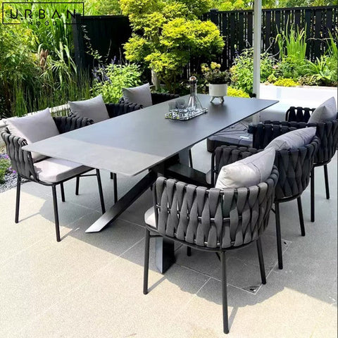 SOLARTE Modern Weatherproof Outdoor Dining Table - URBANMOOD
