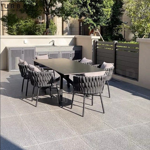 SOLARTE Modern Weatherproof Outdoor Dining Table - URBANMOOD