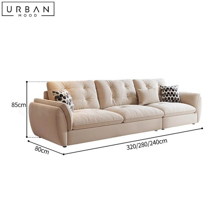 STEROS Modern Fabric Sofa Luxurious and Durable - URBANMOOD