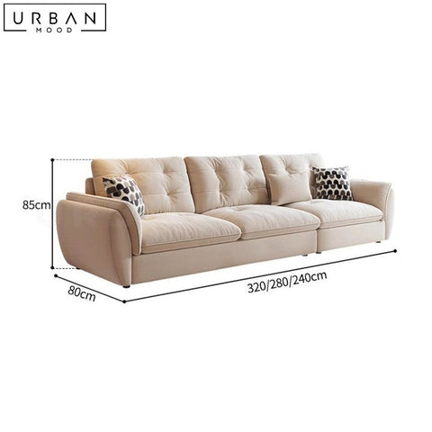 STEROS Modern Fabric Sofa Luxurious and Durable - URBANMOOD