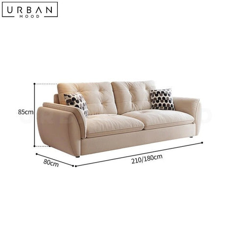 STEROS Modern Fabric Sofa Luxurious and Durable - URBANMOOD