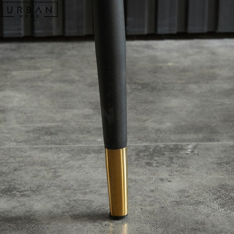 TABBY Modern Leather Dining Chair Ergonomic Chic Design - URBANMOOD