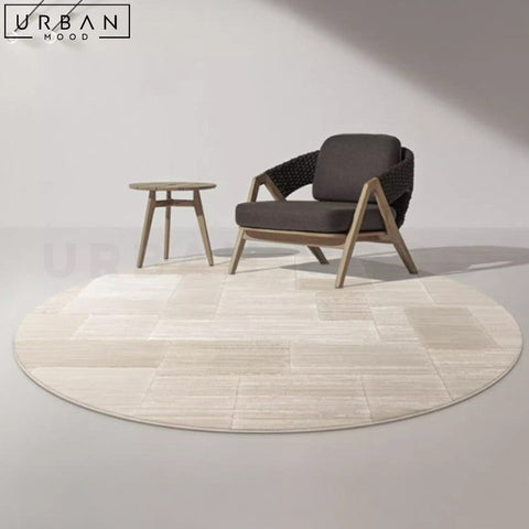 TAPA Modern Round Hygge Rug Chemical Fiber - URBANMOOD