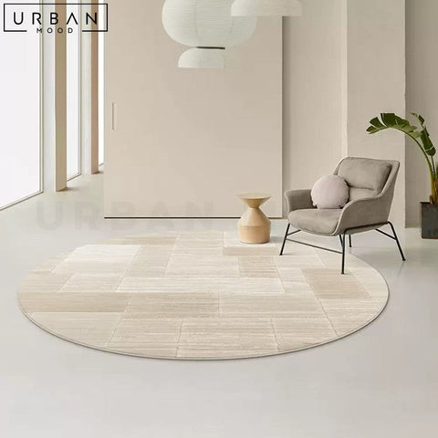 TAPA Modern Round Hygge Rug Chemical Fiber - URBANMOOD