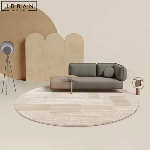 TAPA Modern Round Hygge Rug Chemical Fiber - URBANMOOD
