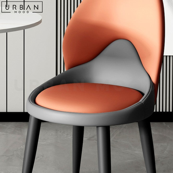 VIOLETE Modern Faux Leather Dining Chair - URBANMOOD
