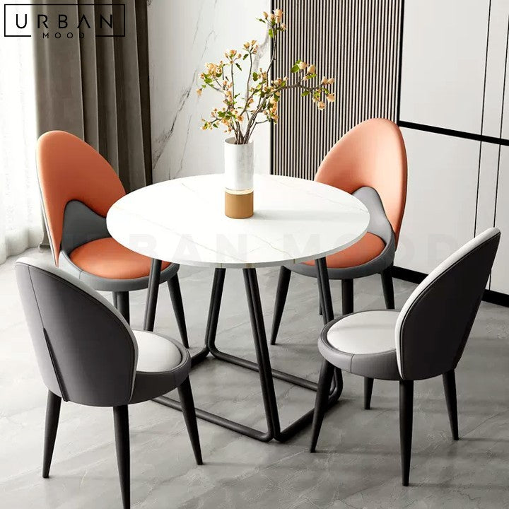 VIOLETE Modern Faux Leather Dining Chair - URBANMOOD