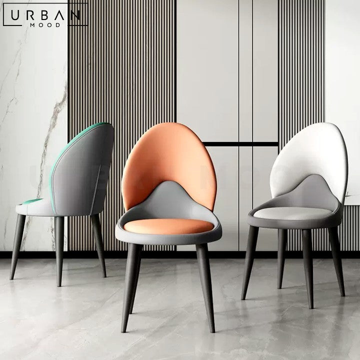VIOLETE Modern Faux Leather Dining Chair - URBANMOOD