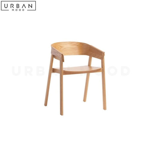 Valentina Scandinavian Solid Wood Dining Chair - URBANMOOD