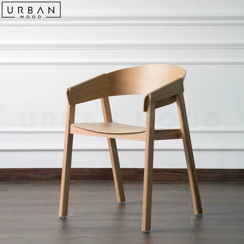 Valentina Scandinavian Solid Wood Dining Chair - URBANMOOD