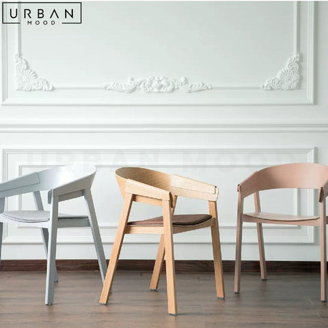 Valentina Scandinavian Solid Wood Dining Chair - URBANMOOD