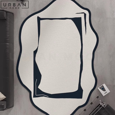 WILKINS Faux Cowhide Modern Hygge Floor Rug - URBANMOOD