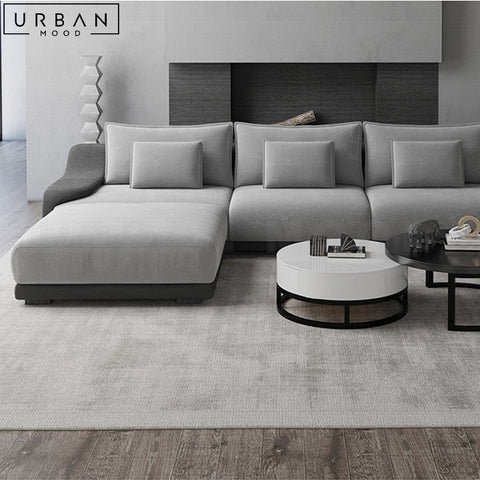 WILLOW Minimalist Modern Fabric Sofa with Pine Wood - URBANMOOD