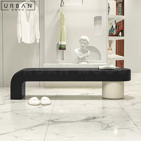 YESICA Modern Faux Leather Ottoman Versatile Footrest - URBANMOOD