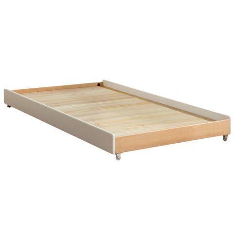 Oak, Beech solid wood floor bed with pulley toddler bed<