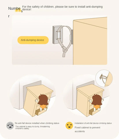 Beech Solid Wood Kids Sliding Door Wardrobe