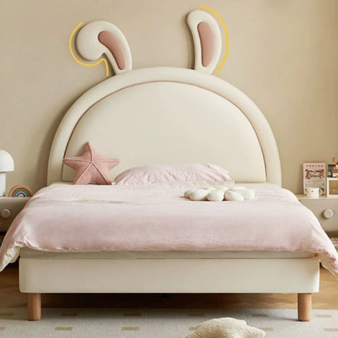Children's Bed Girl Cartoon Rabbit Bed<