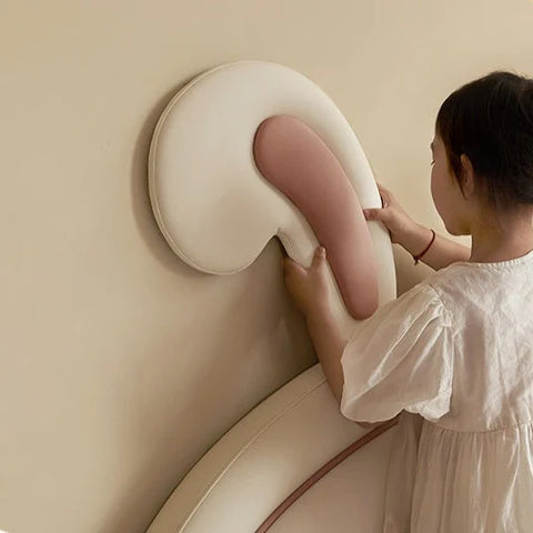 Children's Bed Girl Cartoon Rabbit Bed<