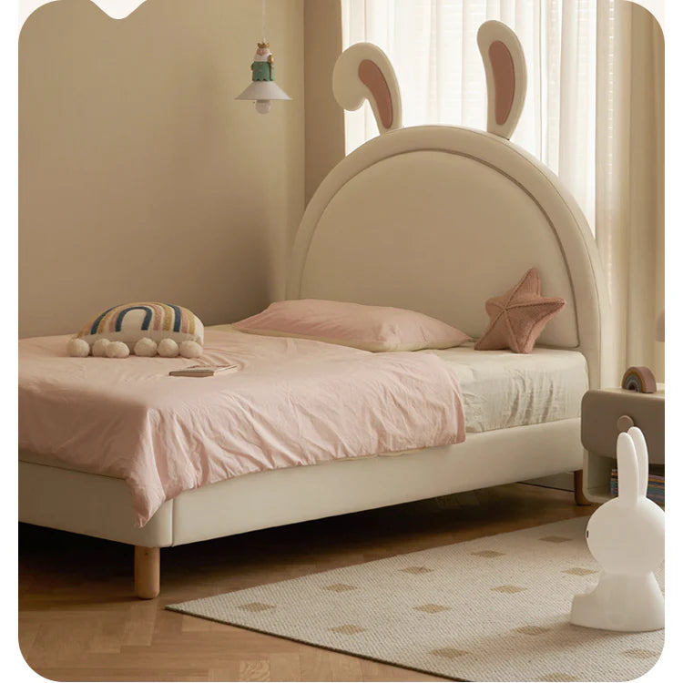 Children's Bed Girl Cartoon Rabbit Bed<