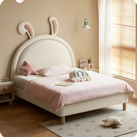 Children's Bed Girl Cartoon Rabbit Bed<