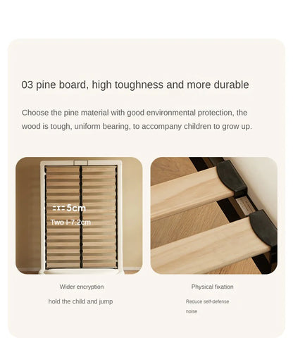 Children's Bed Girl Cartoon Rabbit Bed<