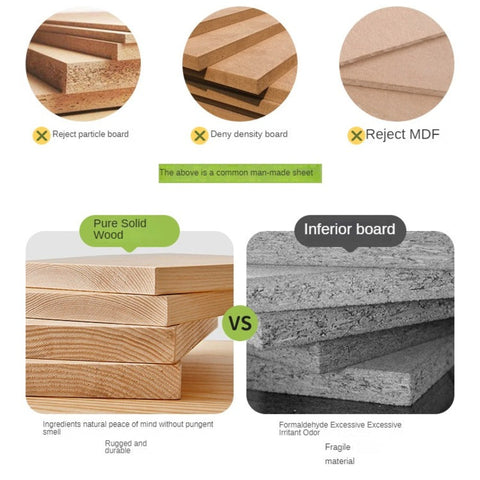 Beech Solid Wood Adjustable Children’s Study Desk Natural Finish with Shelves & Storage