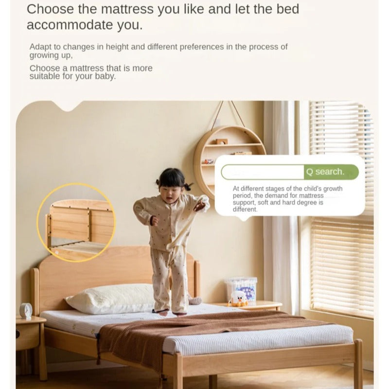 Beech Solid Wood Children's Bed Boys Girls<