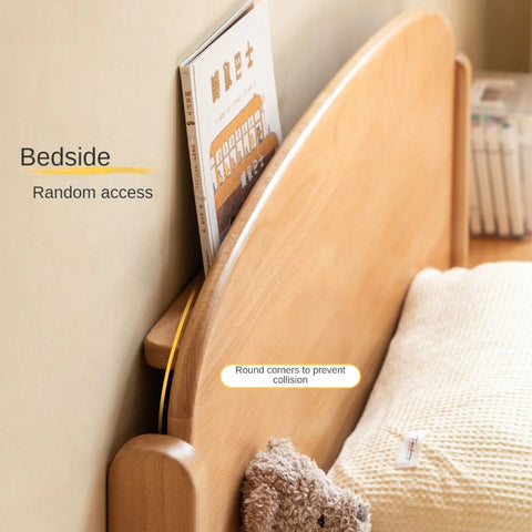 Beech Solid Wood Children's Bed Boys Girls<