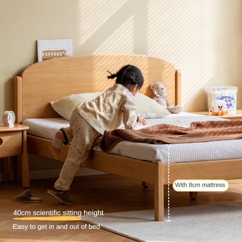 Beech Solid Wood Children's Bed Boys Girls<