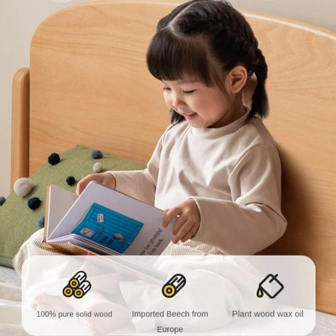 Beech Solid Wood Children's Bed Boys Girls<