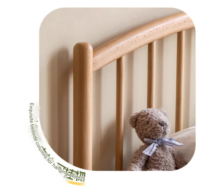 Beech Solid Wood Children's Bed<