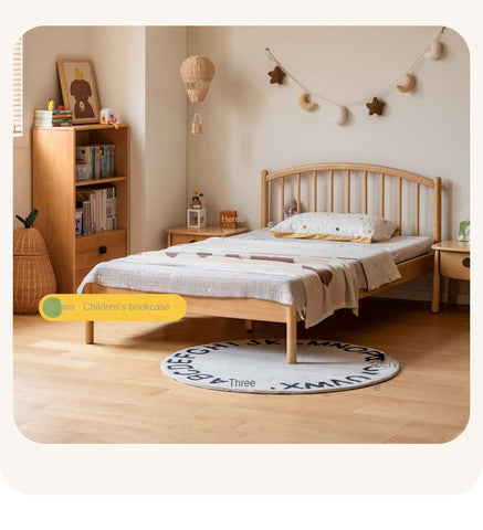 Beech Solid Wood Children's Bed<