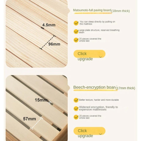 Beech Solid Wood Children's Bed<