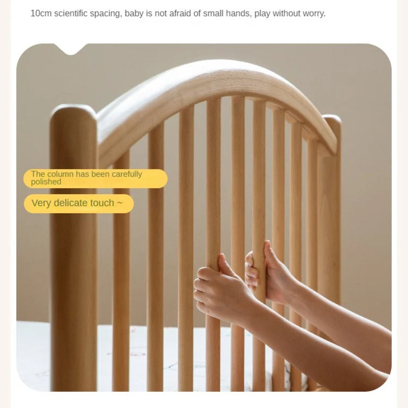 Beech Solid Wood Children's Bed<