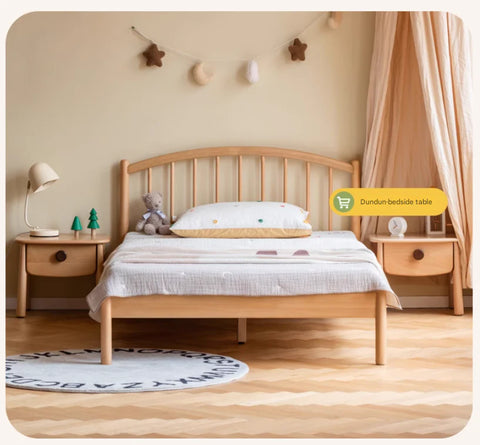 Beech Solid Wood Children's Bed<