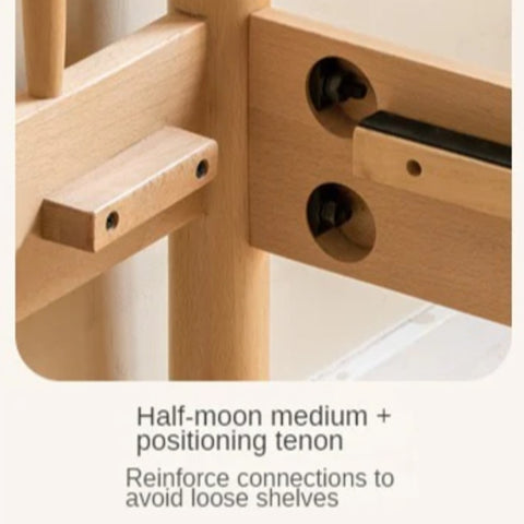 Beech Solid Wood Children's Bed<