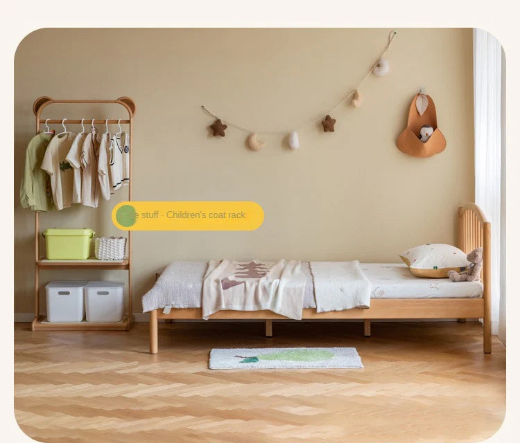 Beech Solid Wood Children's Bed<