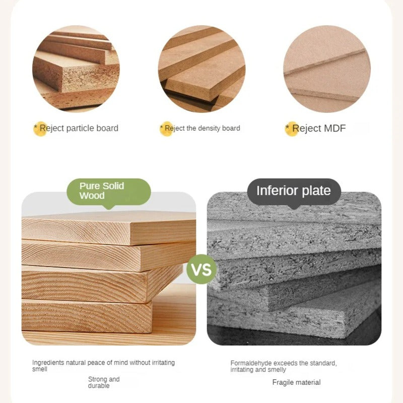 Beech Solid Wood Children's Bed<