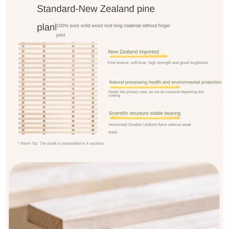 Organic Leather Cream Style Soft Kid's Bed