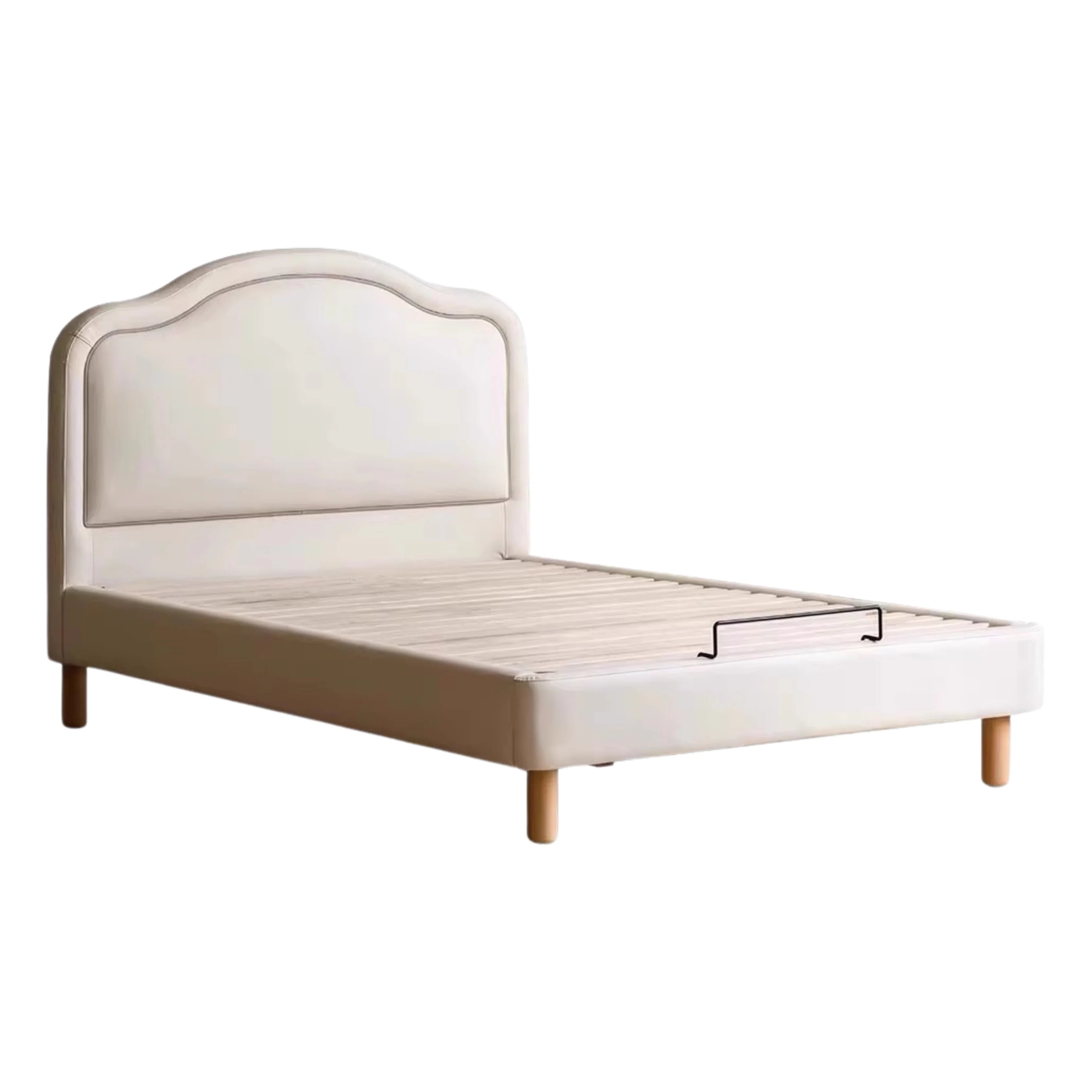 Organic Leather Cream Style Soft Kid's Bed