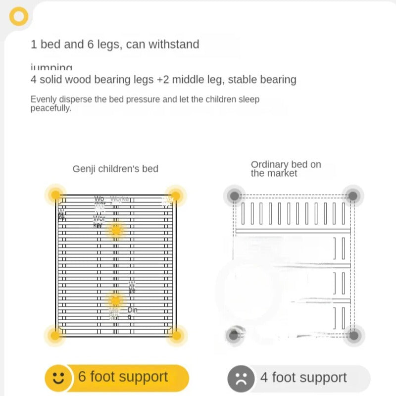 Organic Leather kid's Bed princess bed<