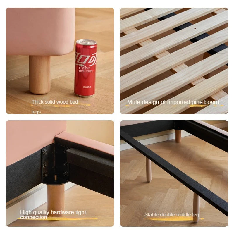 Organic Leather kid's Bed princess bed<