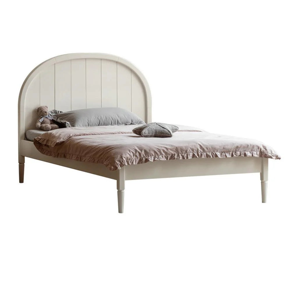 Poplar Solid Wood High Headboard Children's Bed.