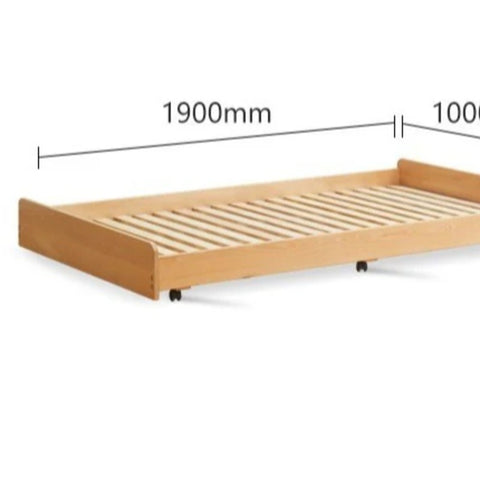 Beech Solid wood Space-saving bunk bed , mother's helper bed<