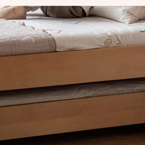 Beech Solid wood Space-saving bunk bed , mother's helper bed<
