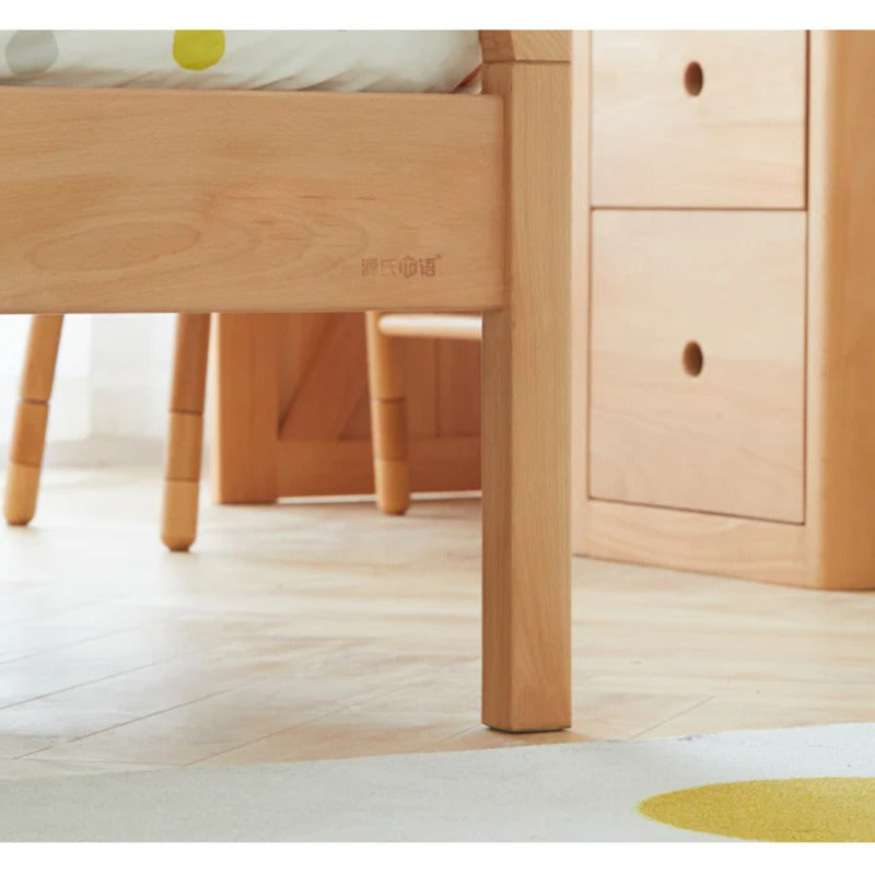 Beech Solid wood Space-saving bunk bed , mother's helper bed<