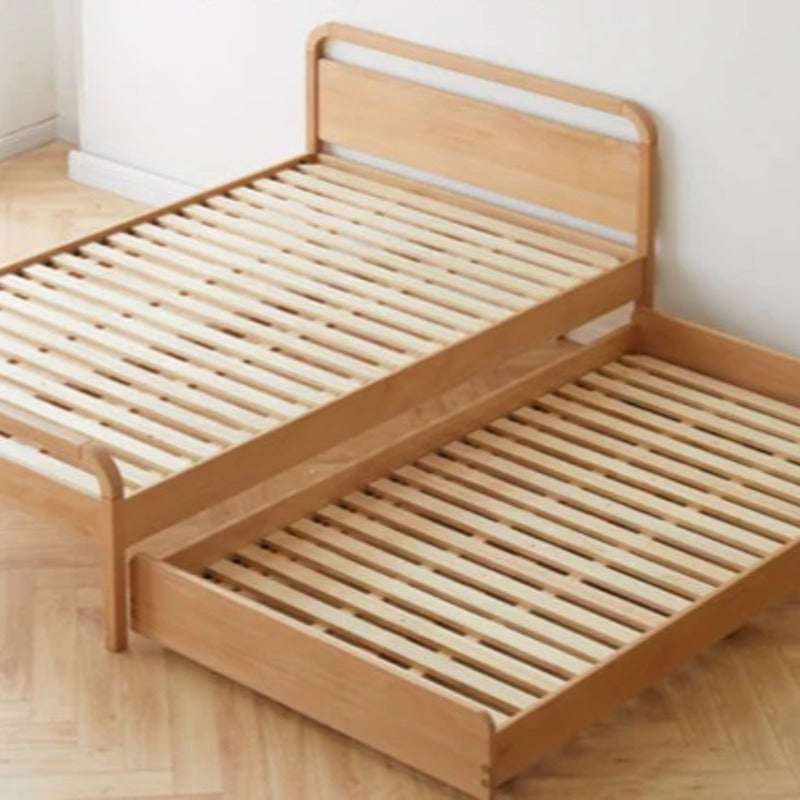 Beech Solid wood Space-saving bunk bed , mother's helper bed<