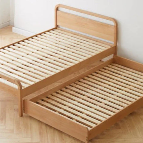 Beech Solid wood Space-saving bunk bed , mother's helper bed<