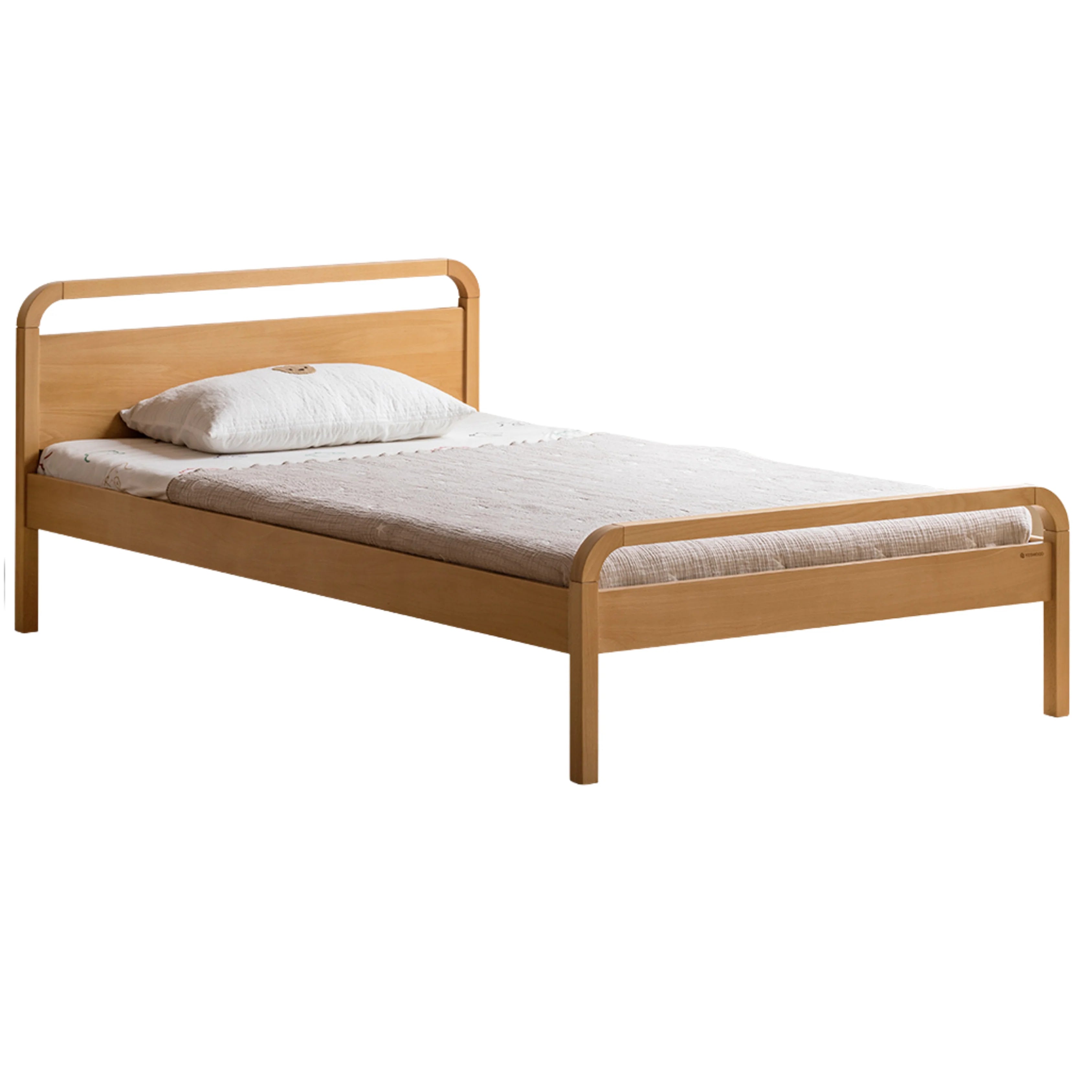 Beech Solid wood Space-saving bunk bed , mother's helper bed<