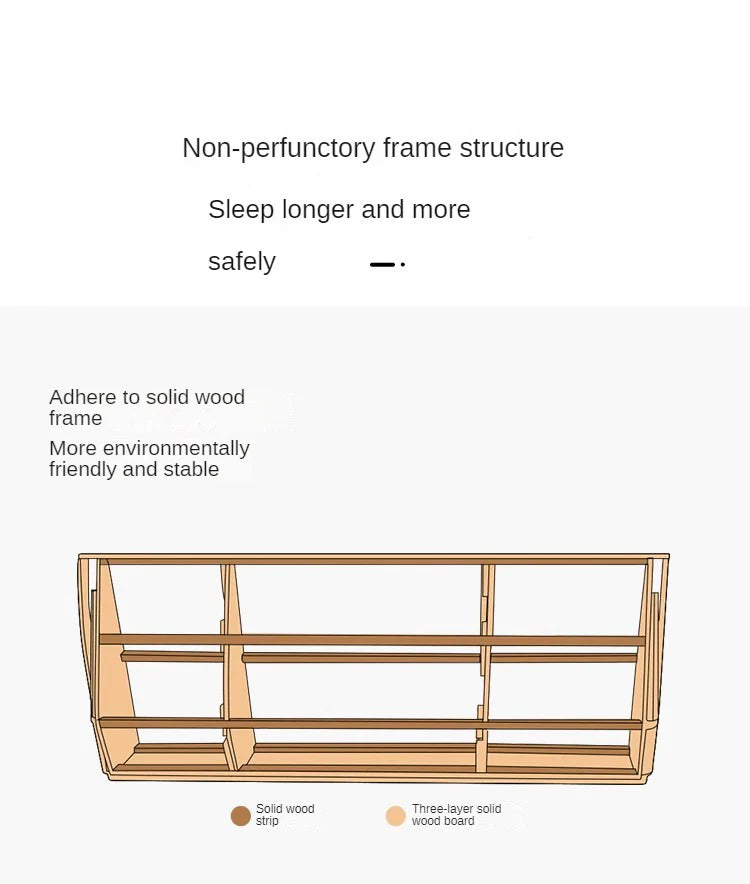 Organic leather Сhildren's bed cream bed<